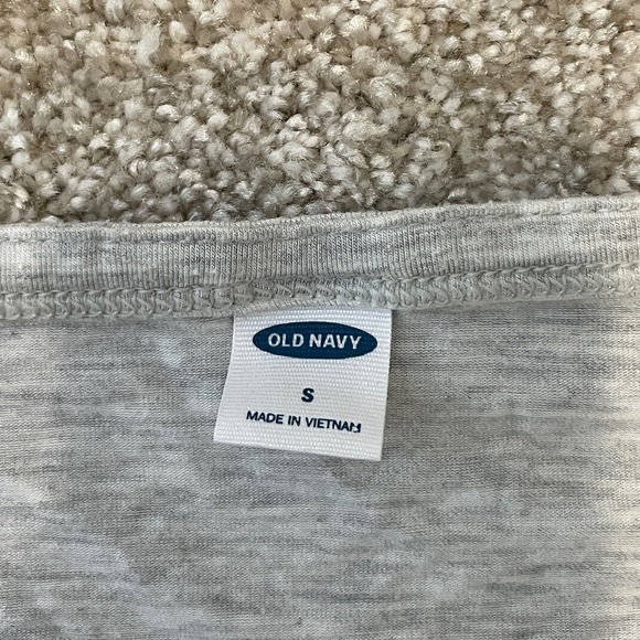 Old Navy Sleep Tee Graphic, Grey, Small - Picture 2 of 4